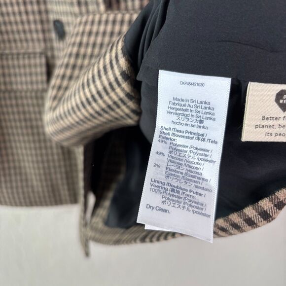 Madewell Caldwell Double Breasted Blazer Lyden Plaid - Picture 3 of 6